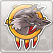 wolf badge
