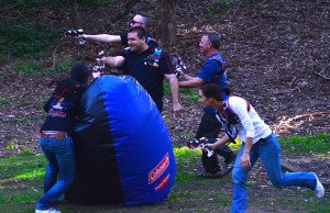 corporate team building laser tag games
